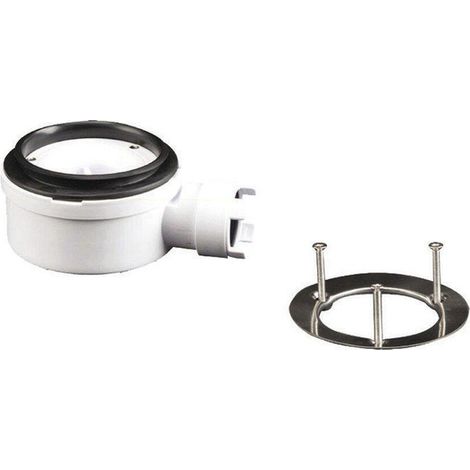 ZEZA Grade Bonde de receveur de douche - universel - 90mm - 35l par min - sans grille - blanc