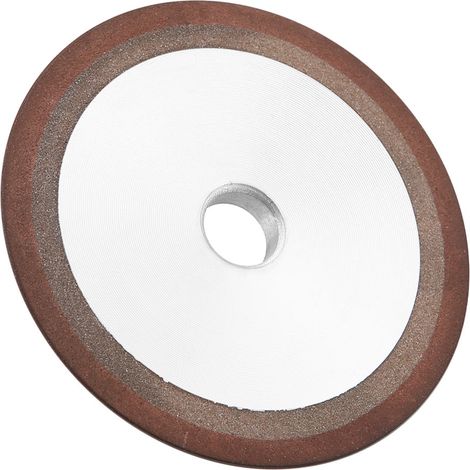 Meule diamantée en résine de 100 mm, résistante à l'usure, pour affûter les lames de scie. (1/5)