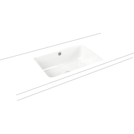 KALDEWEI CAYONO lavabo bajo encimera, 3190, 596 x 426 mm,
