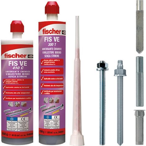 Resina ancorante chimico FIS VE 410 C a iniezione Fischer