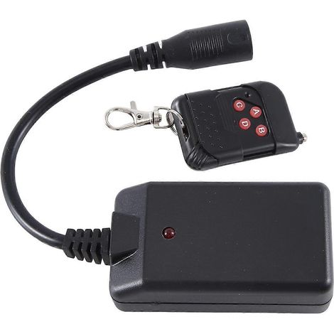 Récepteur de télécommande sans fil portable XLR 3 broches pour machine à fumée/brouillard, récepteur DJ pour scène/brouillard (1/4)