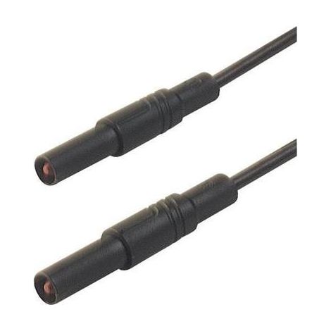 SKS Hirschmann MLS GG 200/1 cable de medida negro 2m