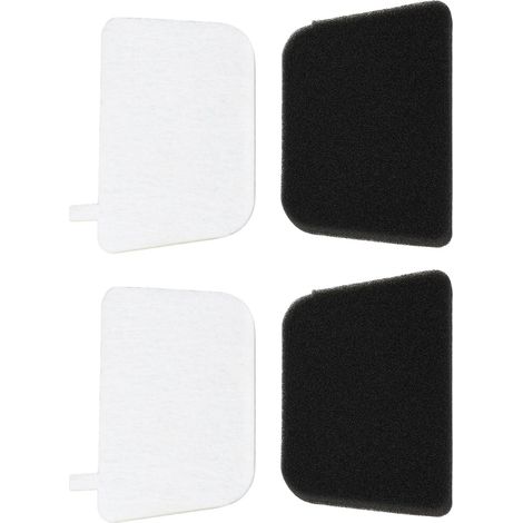 Set di 2 filtri aria per soffiatore 443141-3 e 443140-5, compatibili con motore Makita BHX 2501 a 4 tempi. (1/5)
