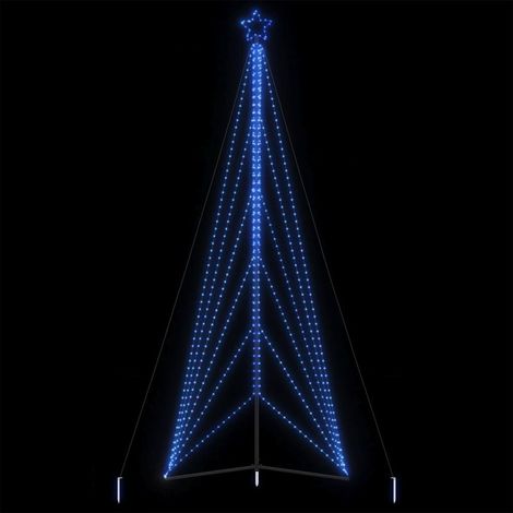 Árbol de Navidad LED 861 LEDs azul 478 cm vidaXL (1/5)