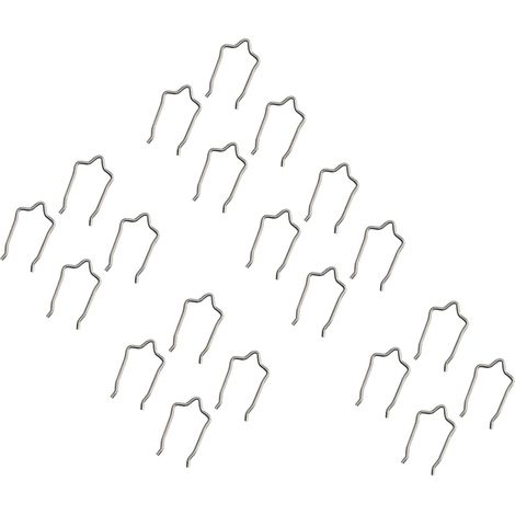 Lot de 20 adaptateurs en métal antirouille résistant à l'érosion pour cartouches de baignoire, douche, pièces de porte de douche (1/5)