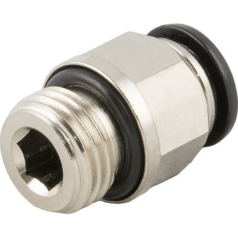 Raccord instantané RS PRO vers Enfichable, 12 mm G 3/8 Mâle ( Prix pour Paquet de 10 ) (1/2)