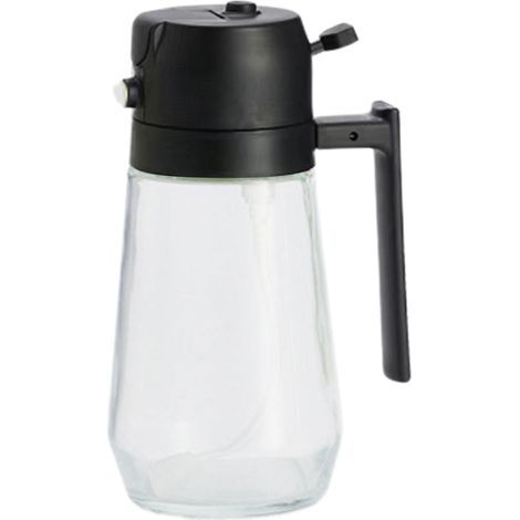 Distributeur Dhuile - Bouteille En Verre Résistant À La Chaleur 470 ml - Pour Cuisson Grillade Baking Friture Salade BBQ - 1 Pièce (1/5)