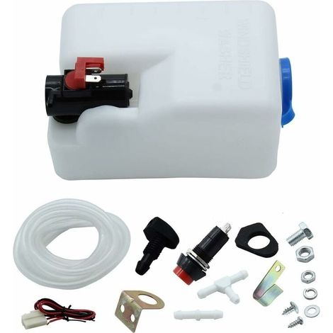 Kit de réservoir de bouteille de pompe de lave-glace universel 12V bouteille de lave-glace-LIAIKI