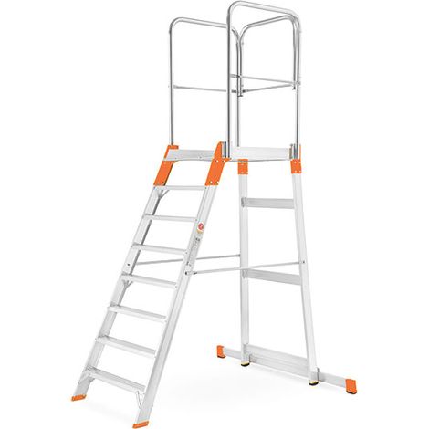 Scaletta 7 gradini - Altezza massima di lavoro 3.47m - 95307
