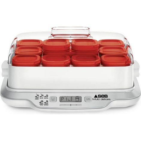 yogurtiera 12 barattoli da 140ml 600w - yg661500 - seb (1/3)