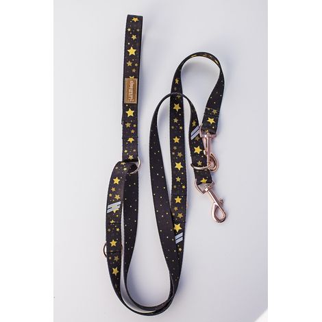 Correa reversible de 2,5 cm x 240 cm con estrellas doradas (1/2)