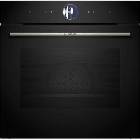 Bosch Serie 8 HSG7261B1 Forno a vapore Air Fry Nero Classe A+. Dimensione del forno: Media, Tipo di forno: Forno elettrico, Capacità interna forno totale: 71 L. Posizionamento dell'apparecchio: Da ... (1/5)
