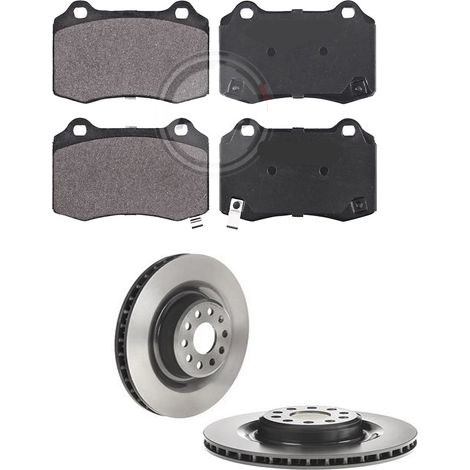 KIT FRENI POSTERIORI compatibile con TESLA MODEL S (5YJS) - DISCHI + PASTIGLIE OEM: P 30 074 / 18824 /SOSTITUZIONE DIRETTA/BASSA POLVERE/SILENZIOSO (1/5)