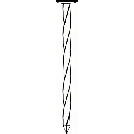 Pointe Galvanisée à Chaud (HDG) Carré Torsadé (CT) en Vrac Tête Plate (TP) Alsafix - Diamètre 3,1 mm - 1 kg - Longueur 70 mm - Diamètre 3,1 mm (1/3)