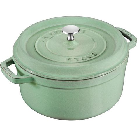 Staub olla redonda de hierro fundido 40508-706-0 - 5,2 ltr menta (1/5)