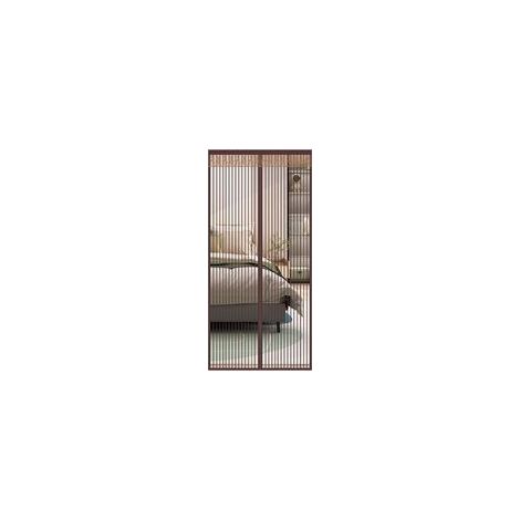 Moustiquaire Porte Fenêtre Magnétique 120x220cm Rideau Porte Anti Mouche Insecte Moustiquaire Aimantée Bande Adhésive Fermeture Automatique Maille Très Fine Installation Facile sans Perçage