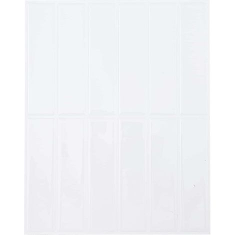 vidaXL Carrelage rectangulaire 10 pcs Blanc 29 x 23 x 0,08 cm