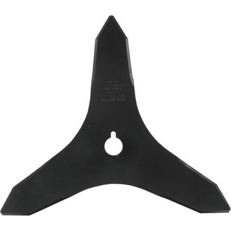 Gamme professionnelle - Lame 3 dents adaptable pour débroussailleuse - Coupe de 300 mm, alésage 20,0 mm, épaisseur 4 mm