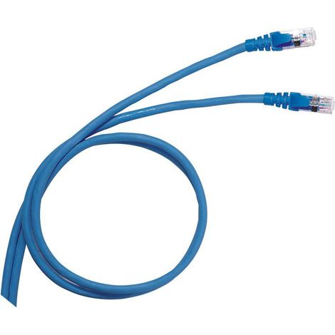 Cordon pour équipements multimédia 2 embouts RJ45 longueur 3m LEGRAND 051764 (1/3)