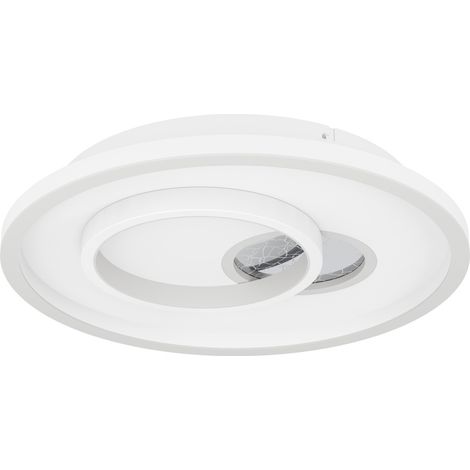 Lampe de plafond à design Tiriolo LED - blanc - Ø 38cm - 901246