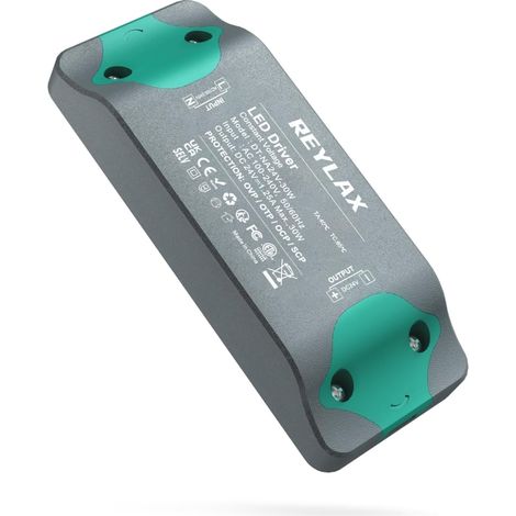 Transformateur LED 24V 30W 1.25A, Tension Constante Alimentation, Transformateurs Basse Tension, Transformateur 220V 24V DC Adaptateur, pour Remplacer Lampe Halogènes par Led (1/5)