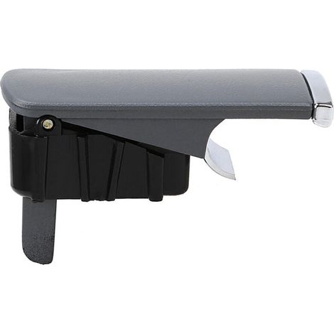 Handschuhfachdeckelgriff ohne Schließzylinder, Ersatzteil für Audi A4 B6 B7, Beige 8E1857131A, Grau-Crezuo