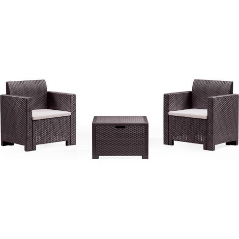 Set Salotto da Esterno - Salottino Outdoor Marrone (1/5)
