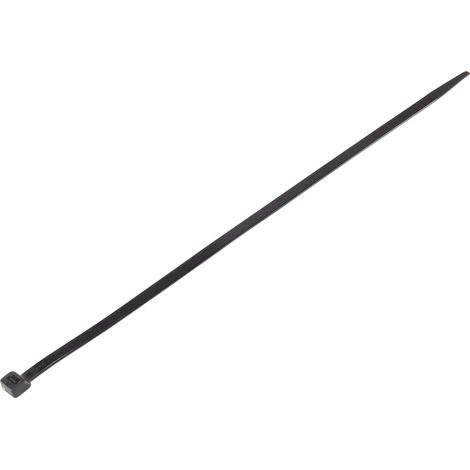 TRU COMPONENTS TC-6645780 Kabelbinder 380 mm 7.60 mm Schwarz Witterungsstabil 100 St.