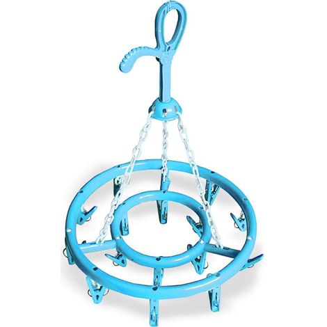 CASABRIKO RING ANELLO STENDIBIANCHERIA CON GANCIO UNIVERSALE 16 MOLLETTE (1/3)