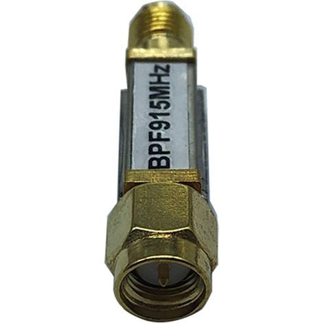 Filtre passe-bande spécial 915 MHz pour récepteur RFID. Bande passante : 902-928 MHz (1/4)