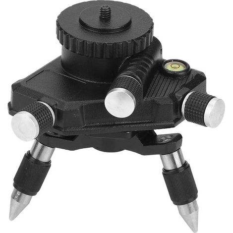 Trépied De Niveau Laser, 360 Degrés La Norme Support De Trépied En Alliage D'Aluminium Support Base Tournante Avec Filetage 5/8" Pour Le Niveau Laser, Antirouille Et Résistant à L'usure