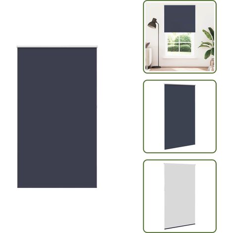 vidaXL Verdunkelungsrollo Marineblau 120x210 cm Stoffbreite 116,6 cm (1/5)