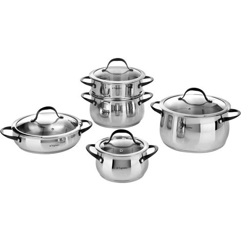 Tognana Porcellane V579119EMGO Batteria Di Pentole 9 Pezzi Acciaio Inox (1/5)