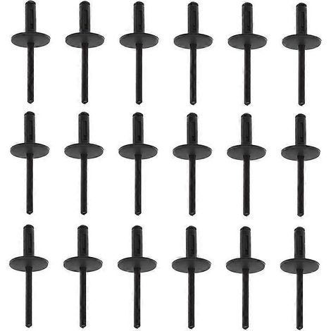 100Pcs Bumper 6mm Hole Rivets Fasteners for Inside Decor-- (1/5)