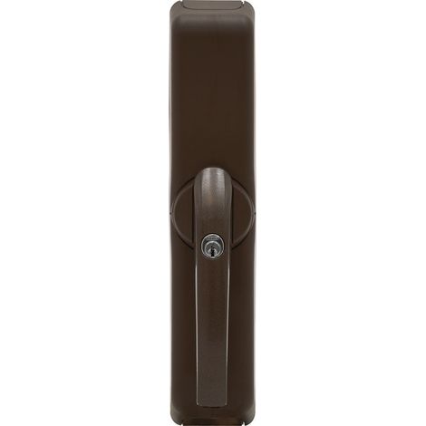 Poingée de fenêtre HomeTec Pro FCA3000B pour fenêtres brunes à 1 vantail, clé différente ABUS