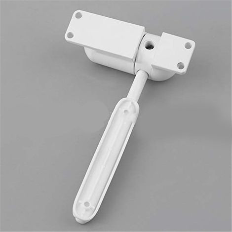Ferme-porte automatique en métal, mini, silencieux, à ressort caché, pour résidence, blanc (1/4)