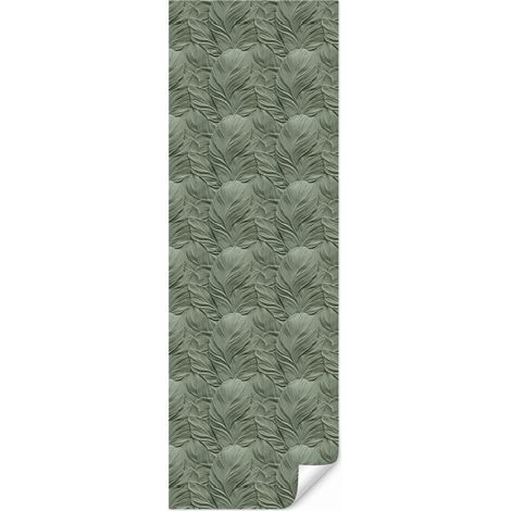 Carta da Parati Foglie - Texture - Verde 100x300 cm