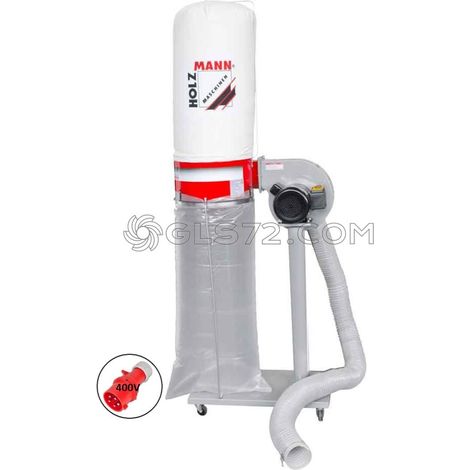 Aspirador de virutas polvo extractor de madera 1000w HOLZMANN abs1080 400V (1/5)