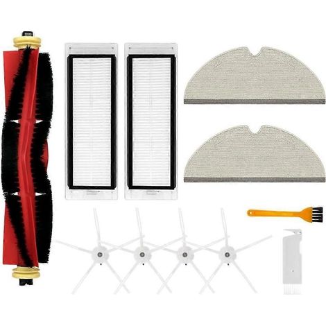 Filtre pour aspirateur brosse pour aspirateur Filtre de brosse pour aspirateur filtre de Roborock E5 S5 Max S6 MaxV pièce détachée Roller Side Brosse Filtres Mops Cloth Robot Aspirateur Accessoires (1/5)