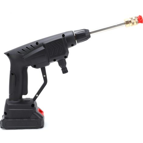 Akku-Hochdruckreiniger mit Lithium-Ionen-Akku, Mini-Handgerät, 80–240 V Wechselstrom, 10 Batterien, EU-Stecker (1/5)