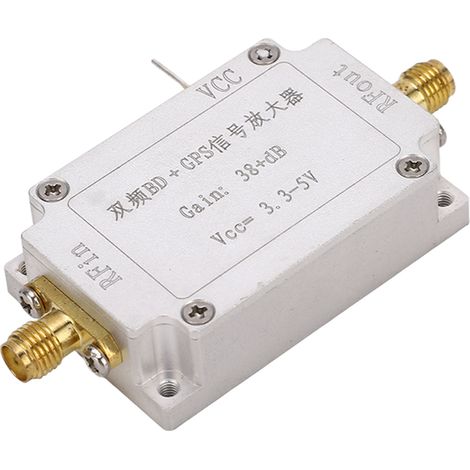 1090-MHz-HF-Verstärkermodul, 38 dB Verstärkung, rauscharm, 3,3–5,0 V DC, für Mess- und Steuerungszwecke (1/5)