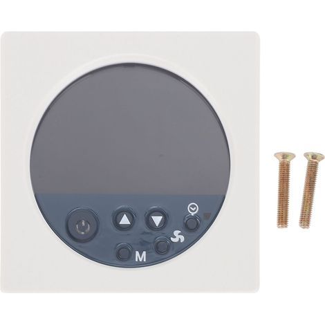 Intelligenter Klimaanlagen-Thermostat, LCD-Display, Temperaturregler, Schalter für Zuhause und Hotel (1/5)