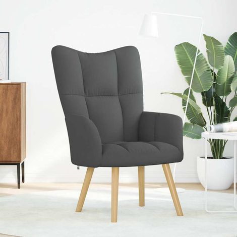 Maison Exclusive - Relaxsessel Dunkelgrau Stoff (1/5)
