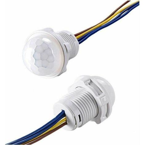 – Détecteur de mouvement infrarouge LED 100-240V – Installation facile plug and play – Angle d'induction 110° – Portée 4-6m - Pir100v-240v (1/5)