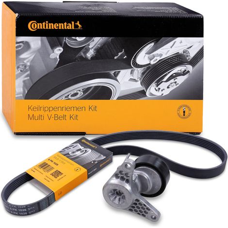 Juego de 6 correas multi-V CONTITECH 1026 K1 (con tensor)