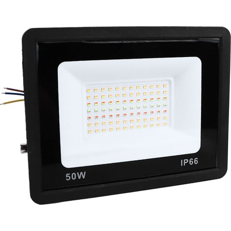 Projecteur LED Extérieur Changeant RGB Scène Jardin Bluetooth Intelligent 220V 50W APP Tuya (1/5)