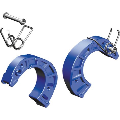Layher Finger 42 mm Paar, blau KPL