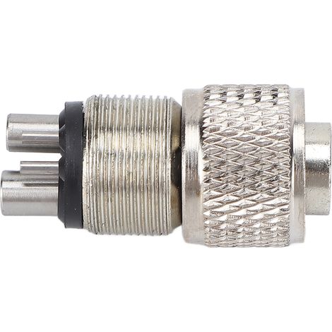 Adaptateur pour Fraise Dentaire Haute Vitesse, Convertisseur 4 à 2 Trous en Acier Inoxydable, Outil Dentiste (1/5)