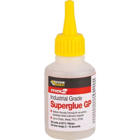 Everbuild CYN20 Industrial Superglue General Purpose 20g EVBCYN20 (1/5)