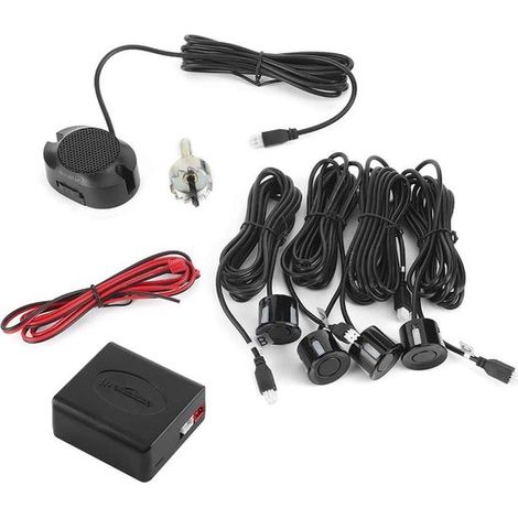 Kit sensori di parcheggio - Assistenza al parcheggio radar - Parcheggio sicuro - Alta sensibilità - Portata 0-2,0 m - Nero (1/5)